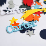 First Trip Around the Sun Space Birthday Confetti