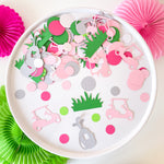 Golf Gorl Confetti Hole in One First Birthday Golf Baby Shower Decorations