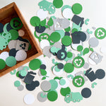 Garbage Truck Confetti - Trash Bash Birthday Party Decorations