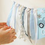 Christmas Red Truck highchair banner for baby's 1st birthday party and holiday photos
