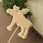 Rustic woodland birthday table setting featuring the Respect The Locals centerpiece