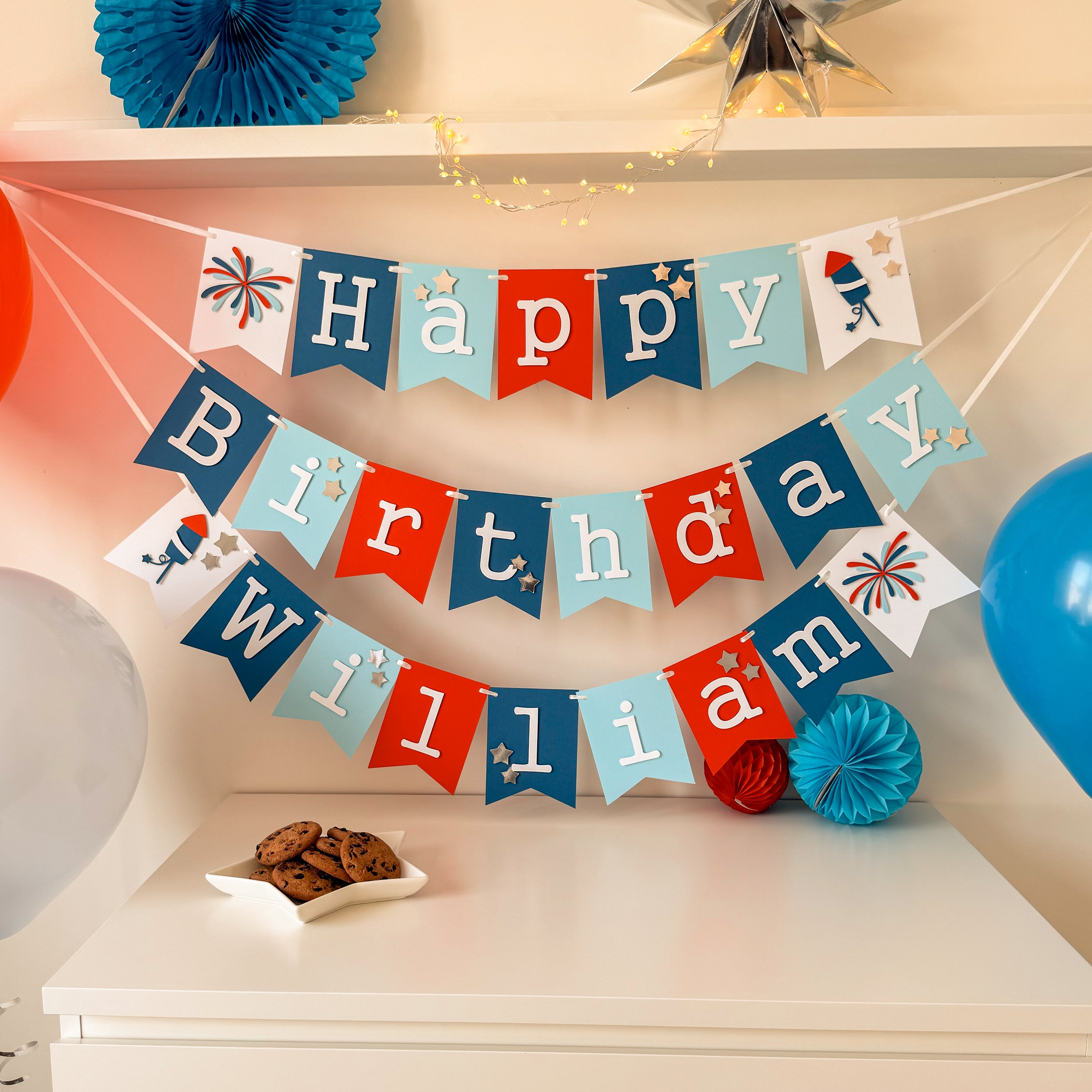 4th of July Banner Independence Day Banner Patriotic Birthday party