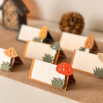 Mushroom Place Cards Mushroom 1st Birthday Decorations A Little Fungi is on the Way party