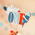 4th of July Cake Topper Independence Day First Birthday Decor 