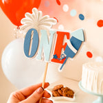 4th of July Cake Topper Independence Day First Birthday Decor 