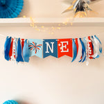 4th of July Highchair Banner Independence Day 1st Birthday Party