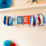 4th of July Highchair Banner Independence Day 1st Birthday Party