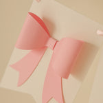 Pink Bow Baby It's Cold Outside Banner - Winter Christmas Baby Shower