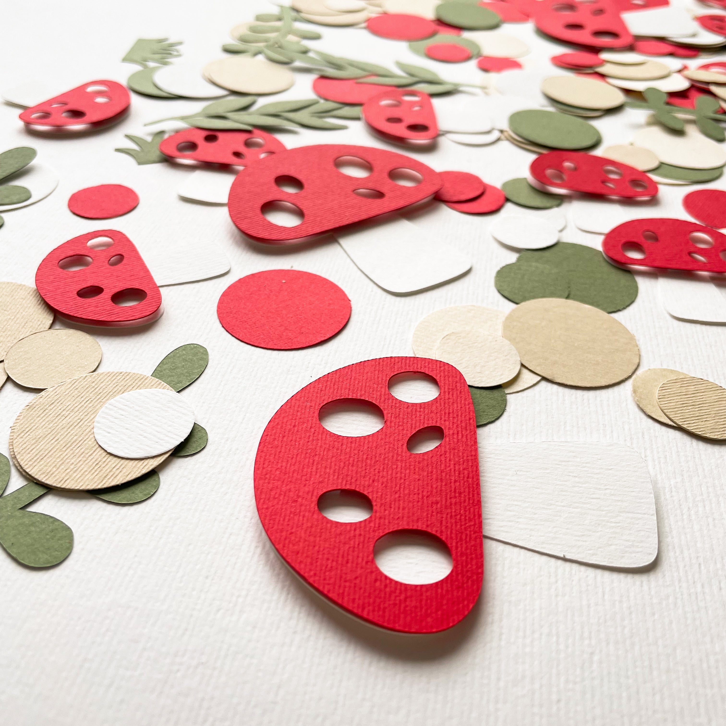 Mushroom Confetti - Fungi Baby Shower & Woodland Birthday Decor