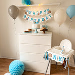 Milk Cookies Photo Banner 12 month Milk Photo Banner Milk & Cookies theme Boy First Birthday One Cookies