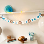 Milk Cookies Photo Banner 12 month Milk Photo Banner Milk & Cookies theme Boy First Birthday One Cookies