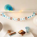 Milk Cookies Photo Banner 12 month Milk Photo Banner Milk & Cookies theme Boy First Birthday One Cookies