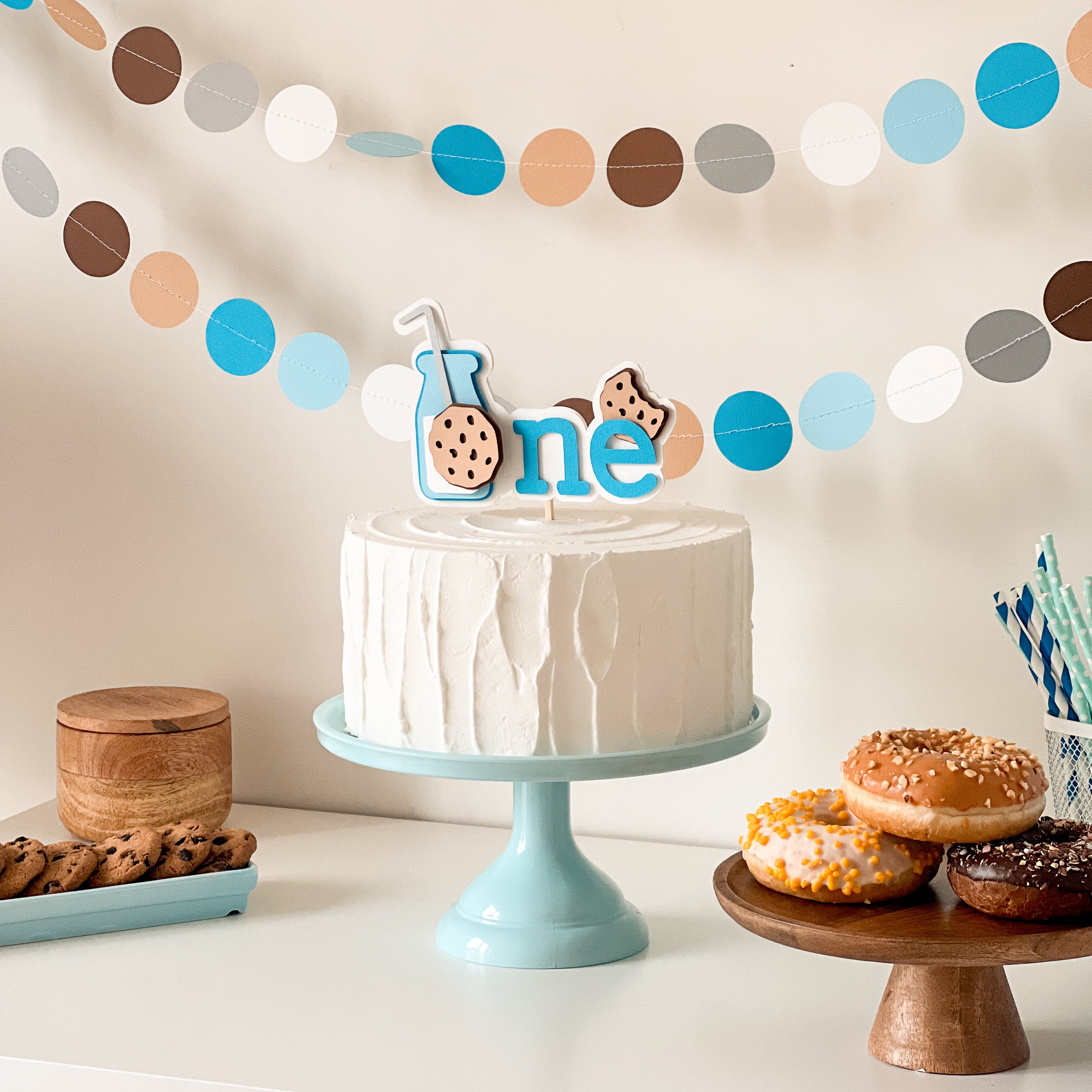 Milk Cookies Cake Topper: Sweeten the Celebration!