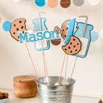 Milk Cookies Centerpieces Milk&Cookies 1st Birthday Decorations