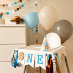 Milk Cookies Highchair Banner: Sweet Celebration Setup!