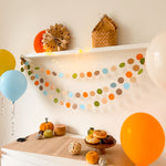 Boy Little Pumpkin Garland Birthday Party Decoration