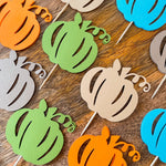 Autumn Boy Pumpkin Cupcake Toppers Fall Pumpkin Shower Pumpkin Theme