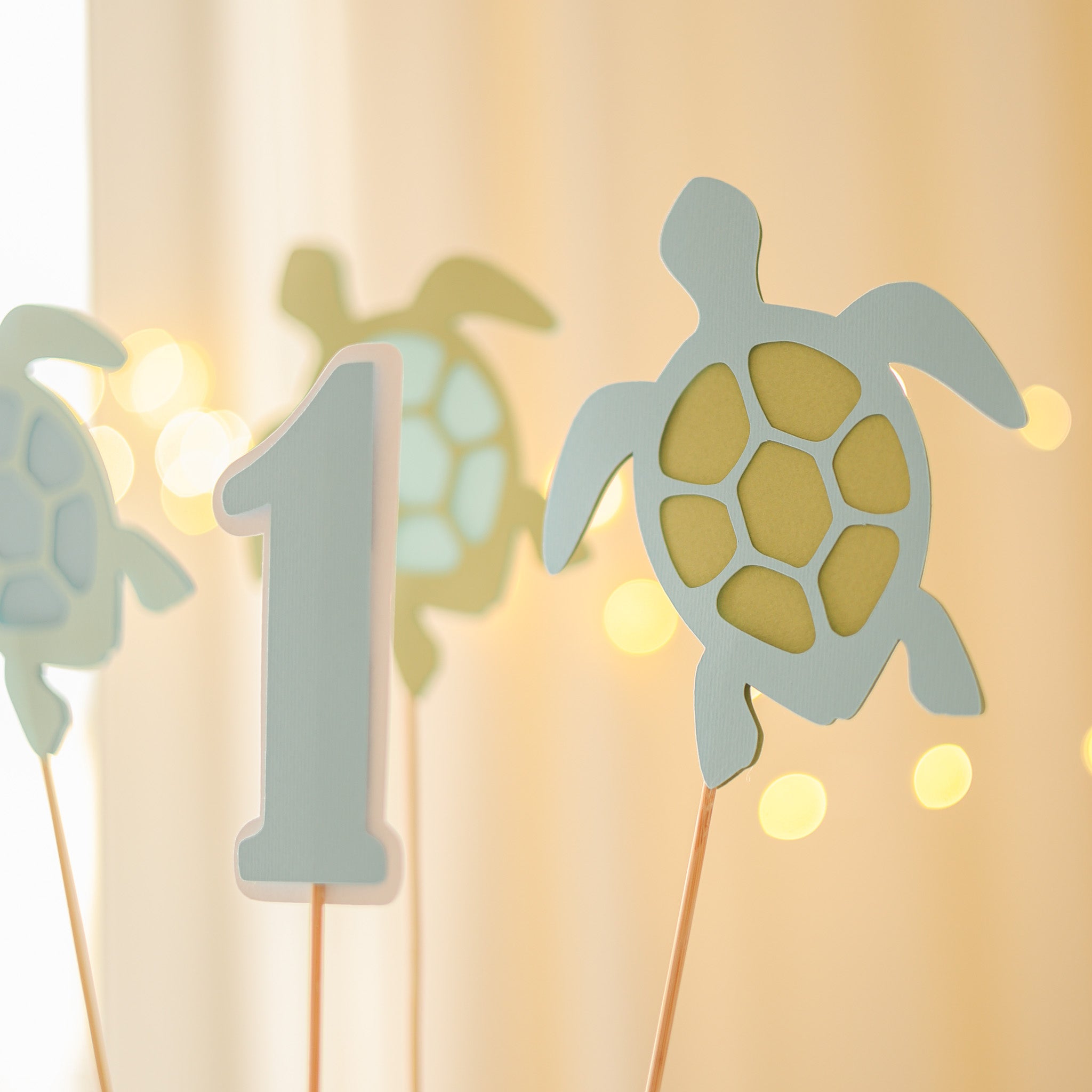 Turtle Centerpieces Under the Sea Party Sea Turtle Straws Beach Party Decor 