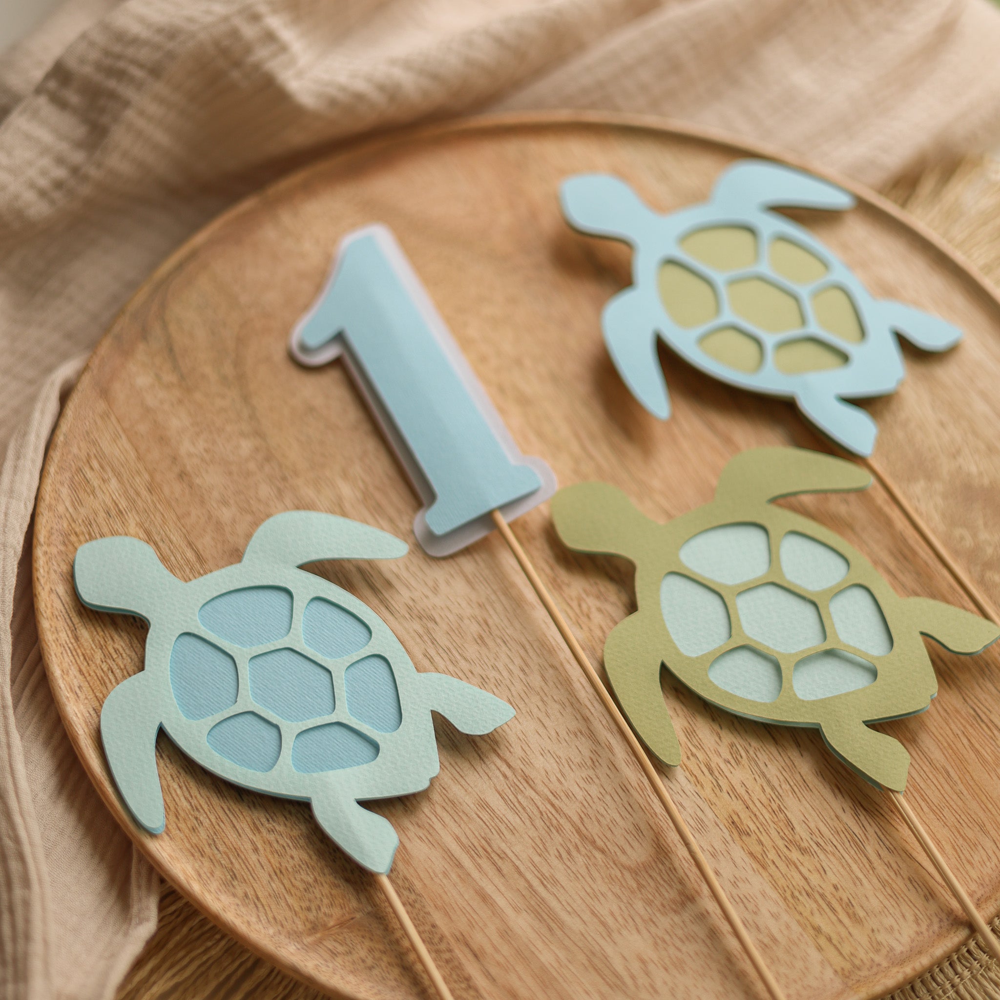 Turtle Centerpieces Under the Sea Party Sea Turtle Straws Beach Party Decor 