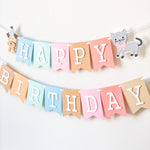 Dog&Cat First Birthday Banner Pets Theme Party Decorations Pets 1st Birthday