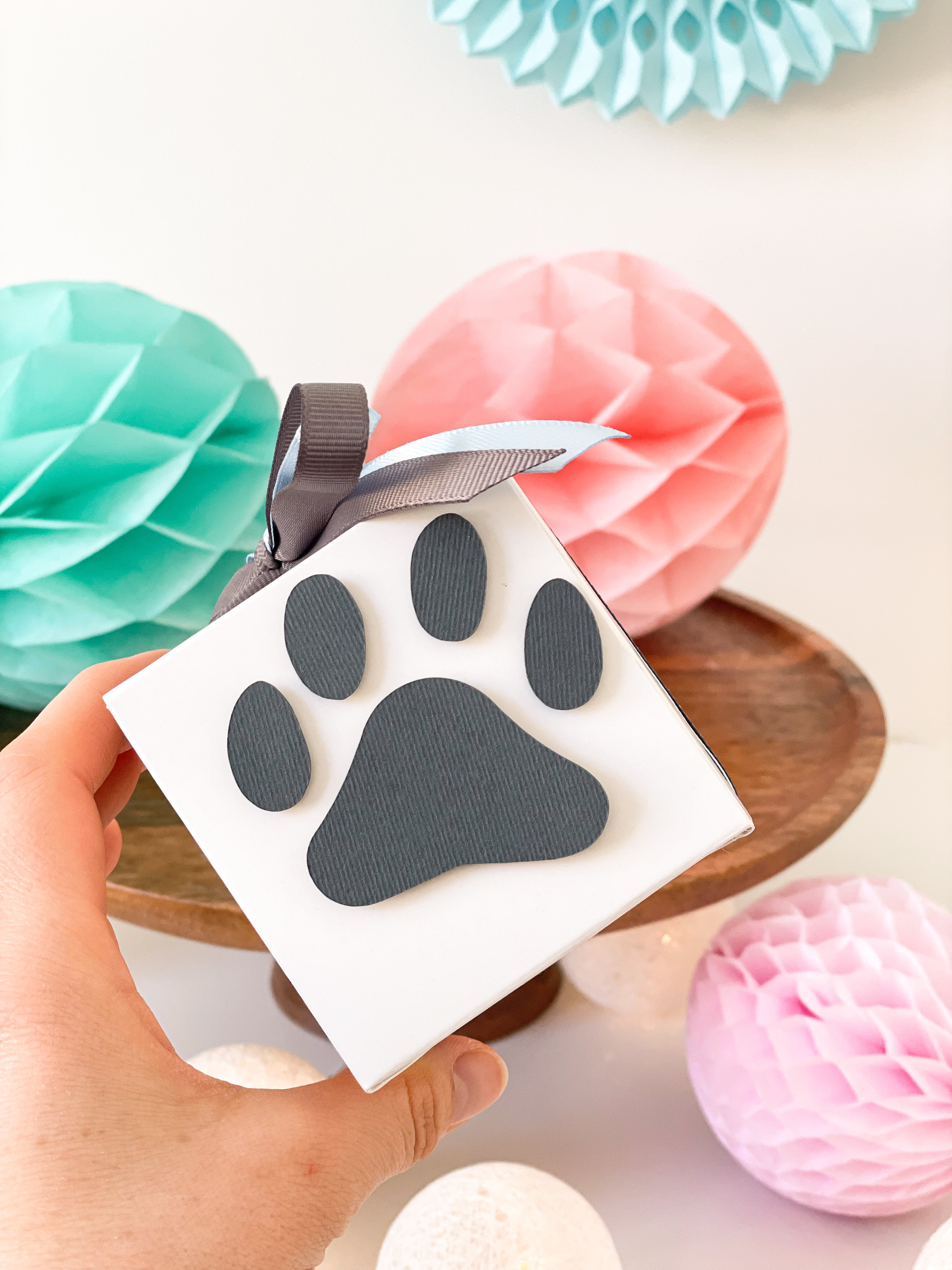 Dog&Cat Favor Boxes Pet Adoption Party Puppies and Kitties Birthday 