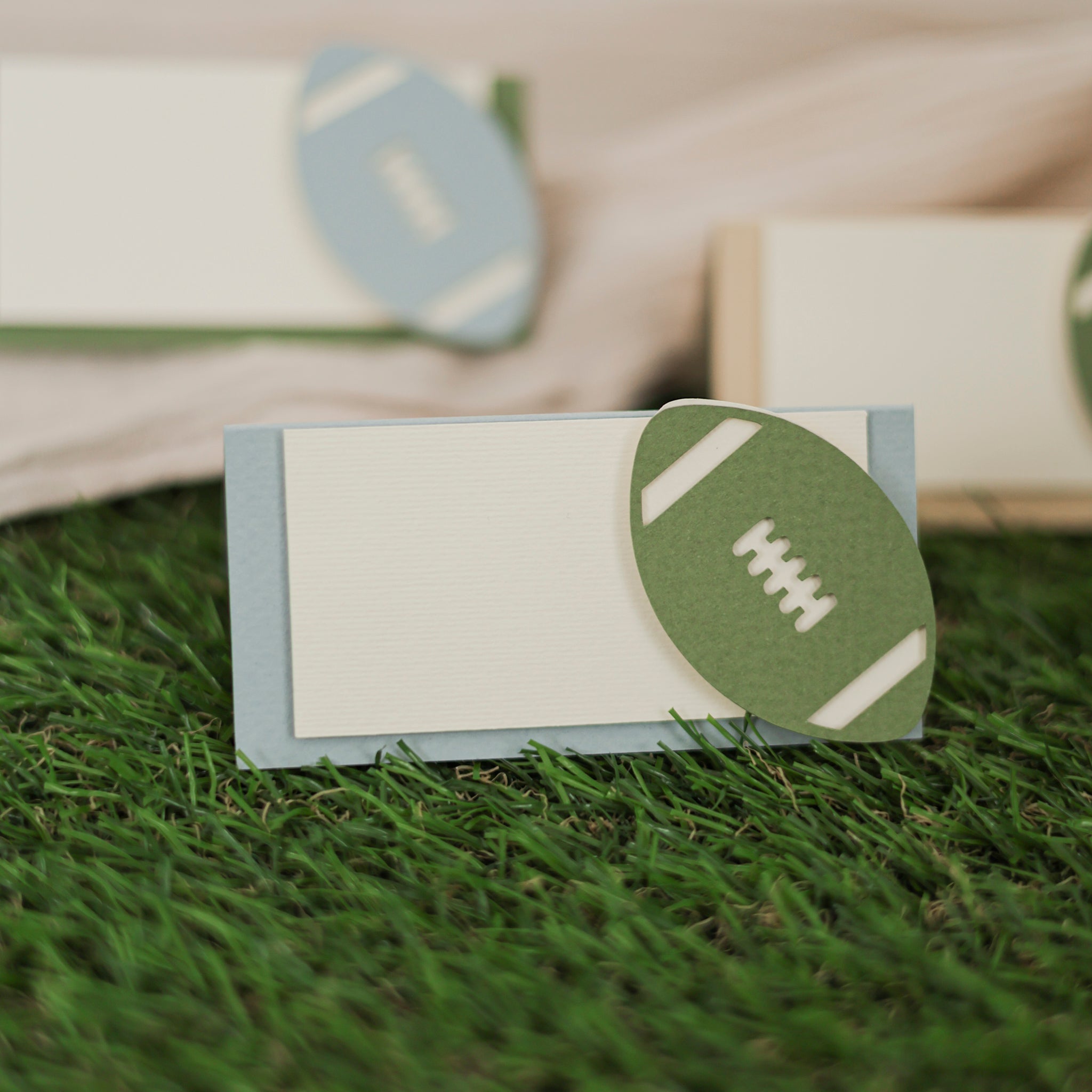 Football Place Cards - Game Day Seating & Table Decor