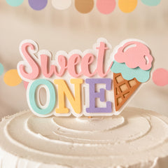Ice Cream Cake Topper