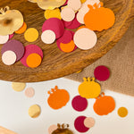 Autumn Pumpkin Paper Confetti Thanksgiving Table Decorations