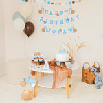 One Sweet Boy Party Hat, Milk and Cookies First Birthday