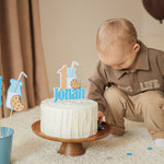 One Sweet Boy Cake Topper, Milk & Cookies Party Decorations 