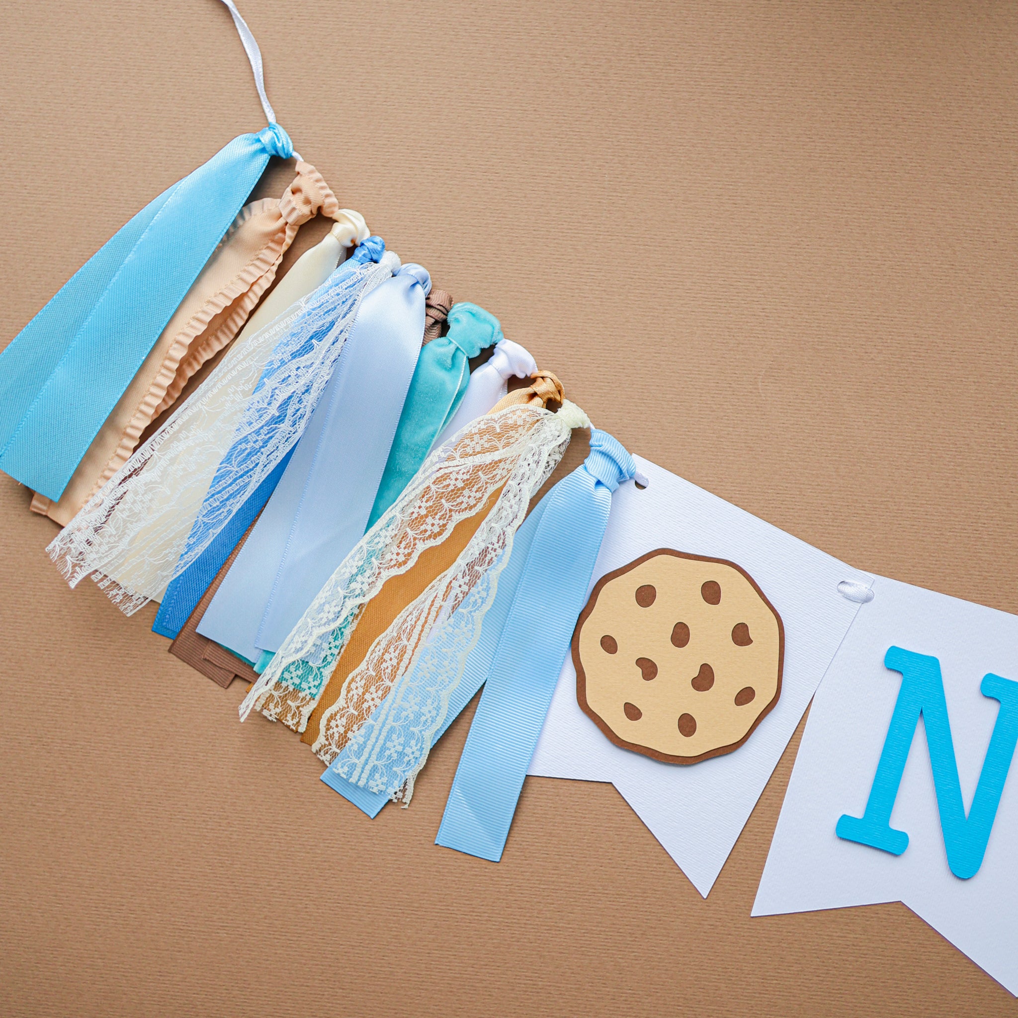 Milk and Cookies High Chair Banner, One Sweet Party Decor, Twins 1st Birthday