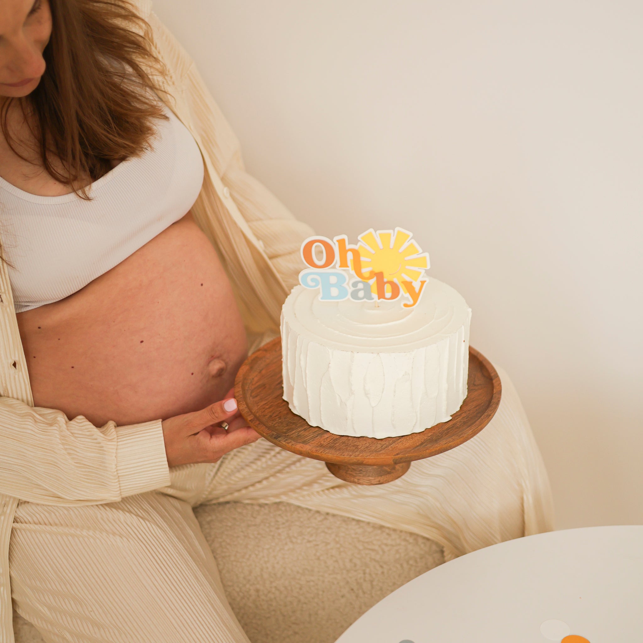Here Comes The Son Cake Topper Oh Baby Cake Topper You Retro Sun Party