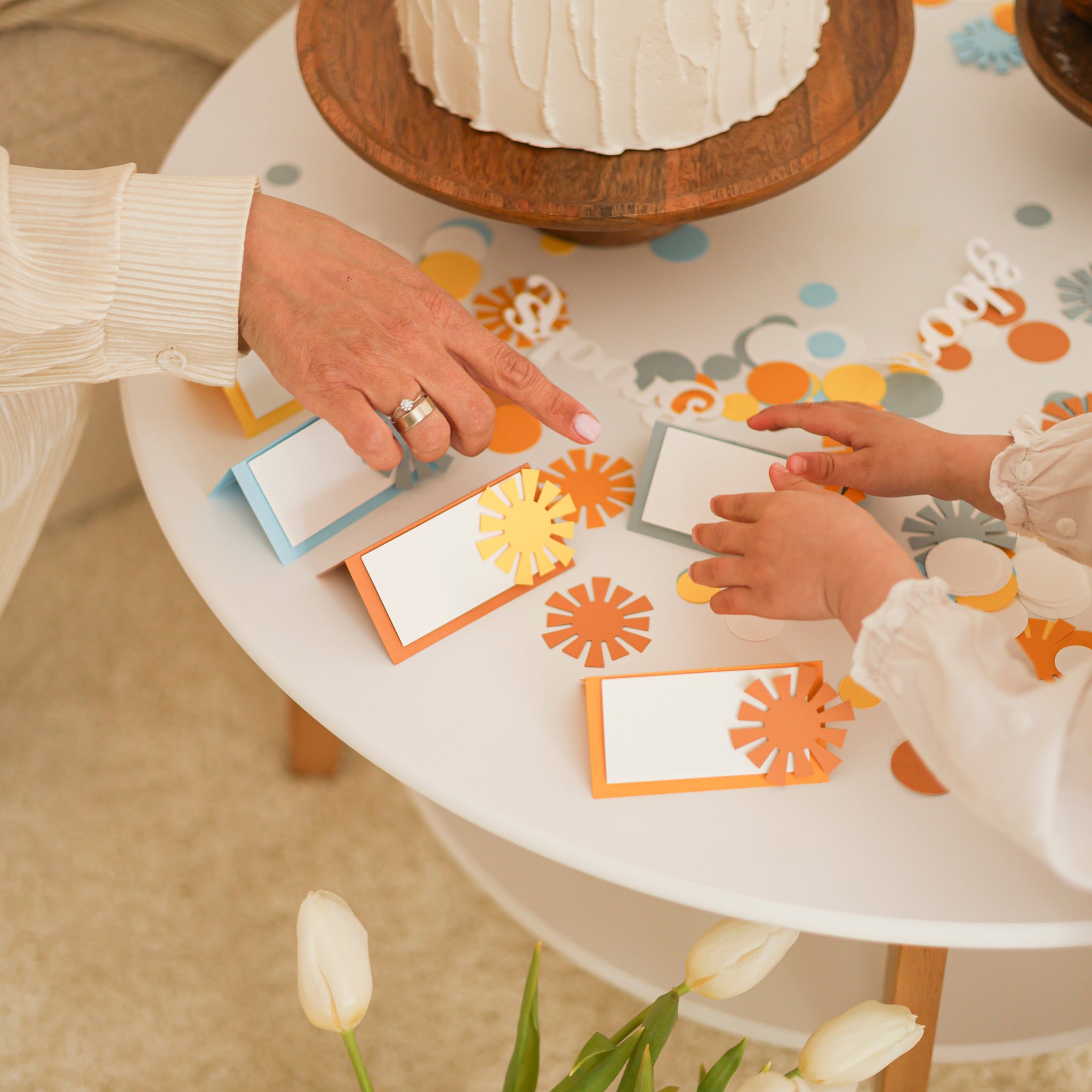 Here Comes the Son: Custom Food Labels for a Bright Celebration