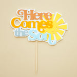 Here Comes The Son Cake Topper Oh Baby Cake Topper You Retro Sun Party