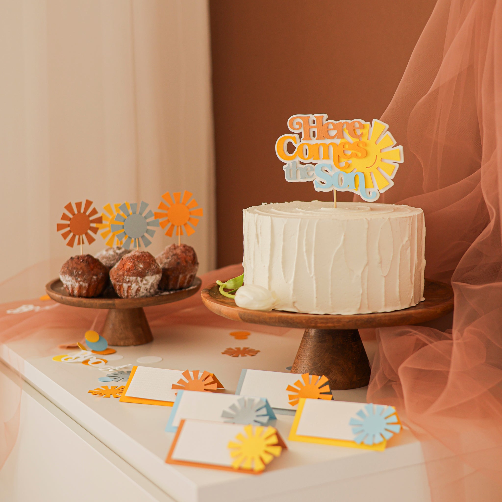 Here Comes the Son: Custom Food Labels for a Bright Celebration