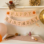 Little Pumpkin First Birthday Banner Little Pumpkin Themed