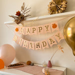 Little Pumpkin First Birthday Banner Little Pumpkin Themed