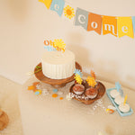 Colorful confetti with name