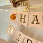 Little Pumpkin First Birthday Banner Little Pumpkin Themed