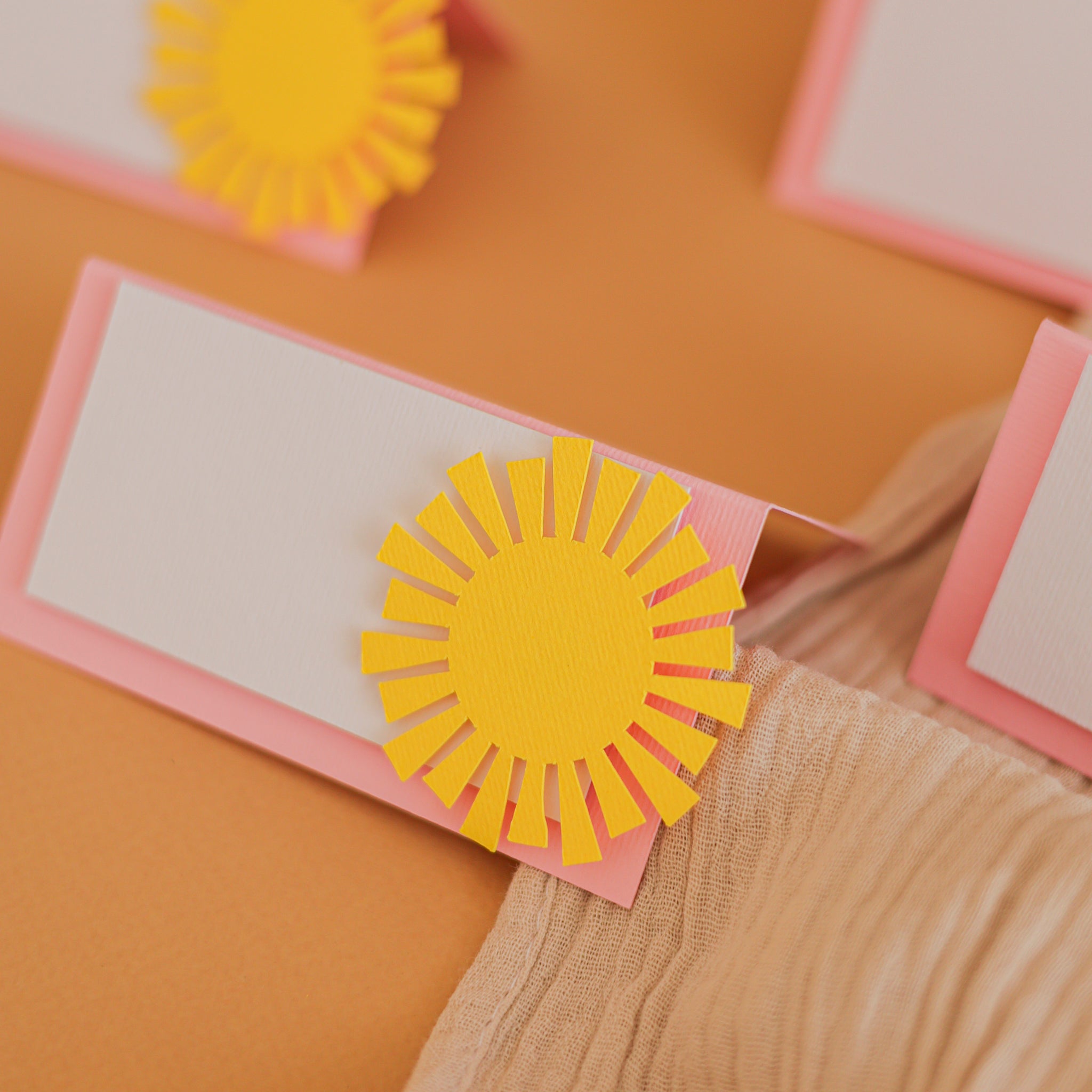 Sunshine Place Cards You are my Sunshine Birthday Little Sunshine