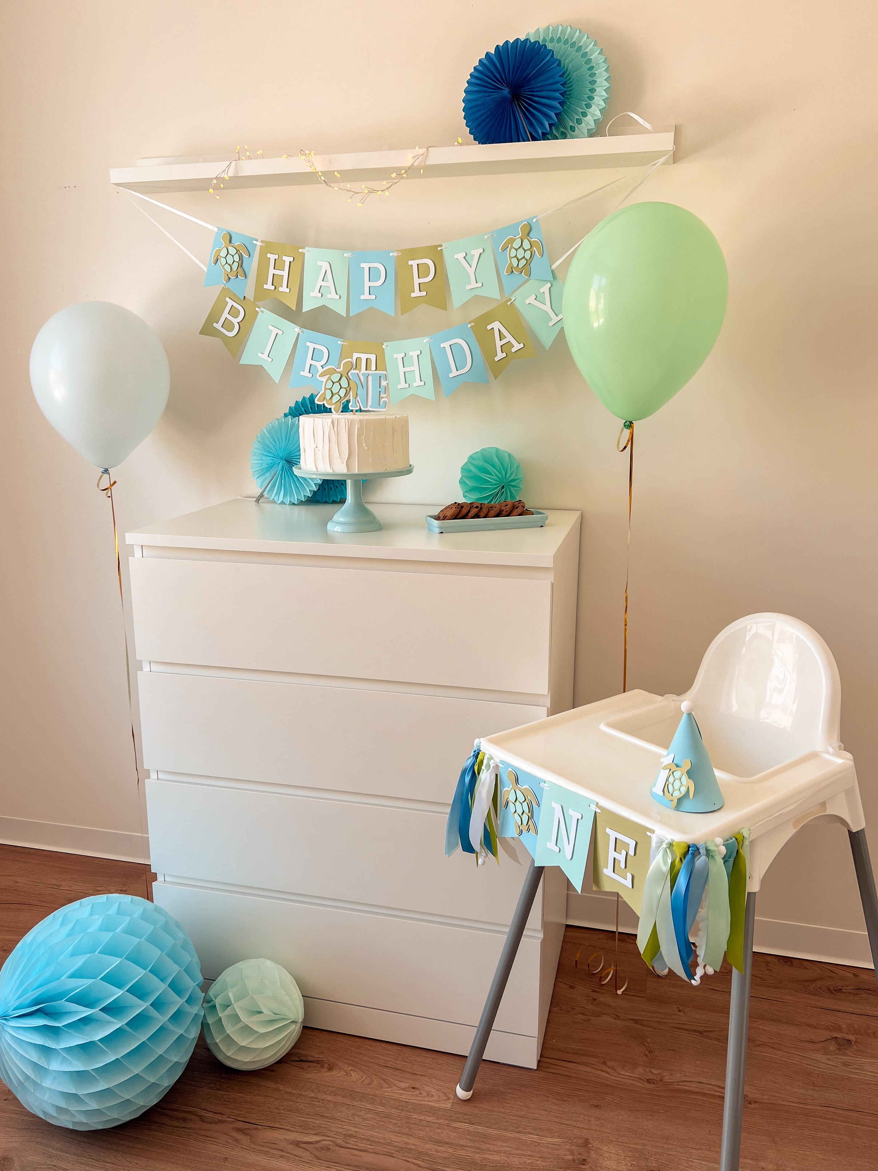 Turtle Paper Garland