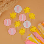 Sun Cupcake Toppers, You Are My Sunshine