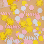 Sunshine Confetti, Sun Baby Shower, You are my Sunshine Birthday Decorations