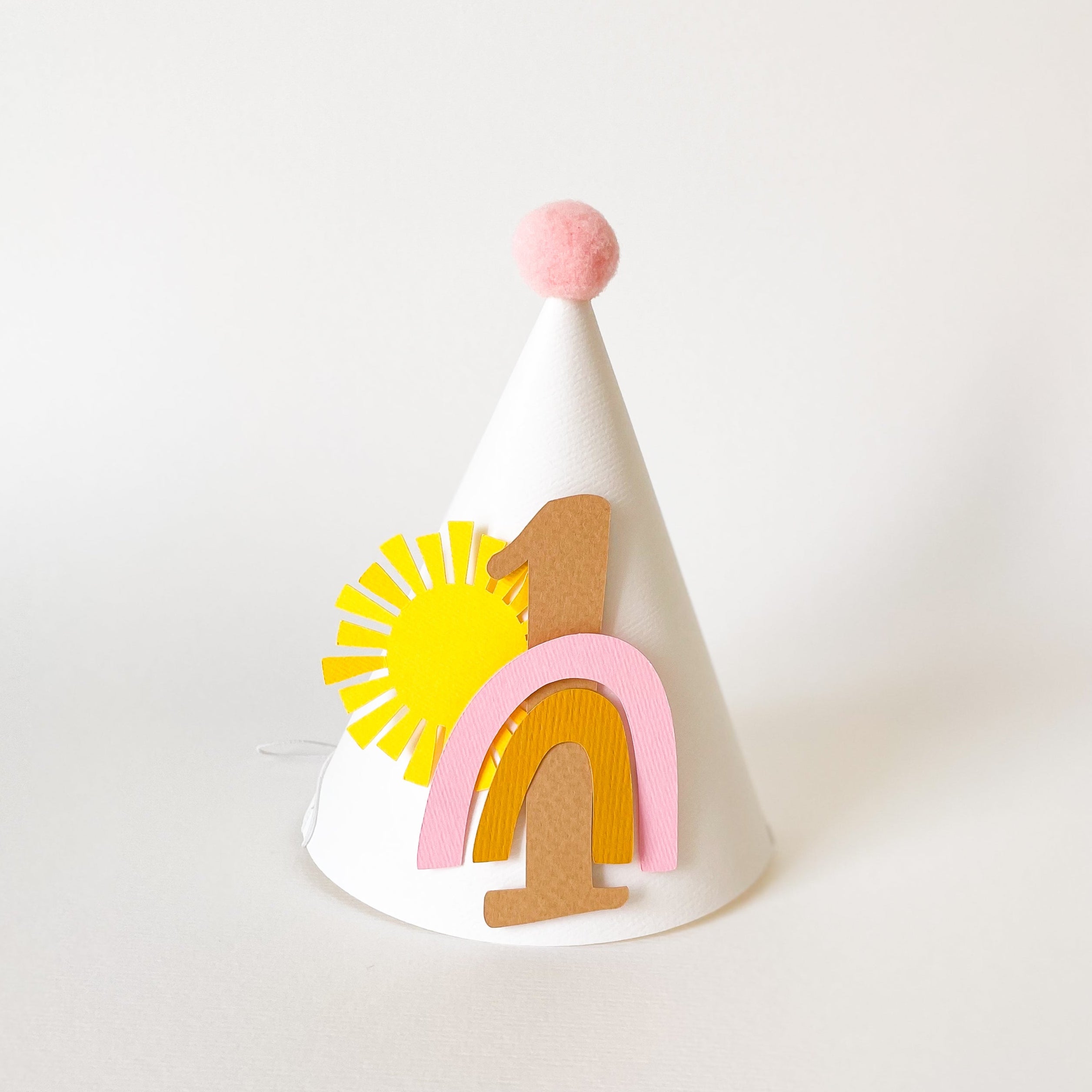 Girl Boho Sun Party Hat Boho Sun themed Here Comes the Sun Birthday 