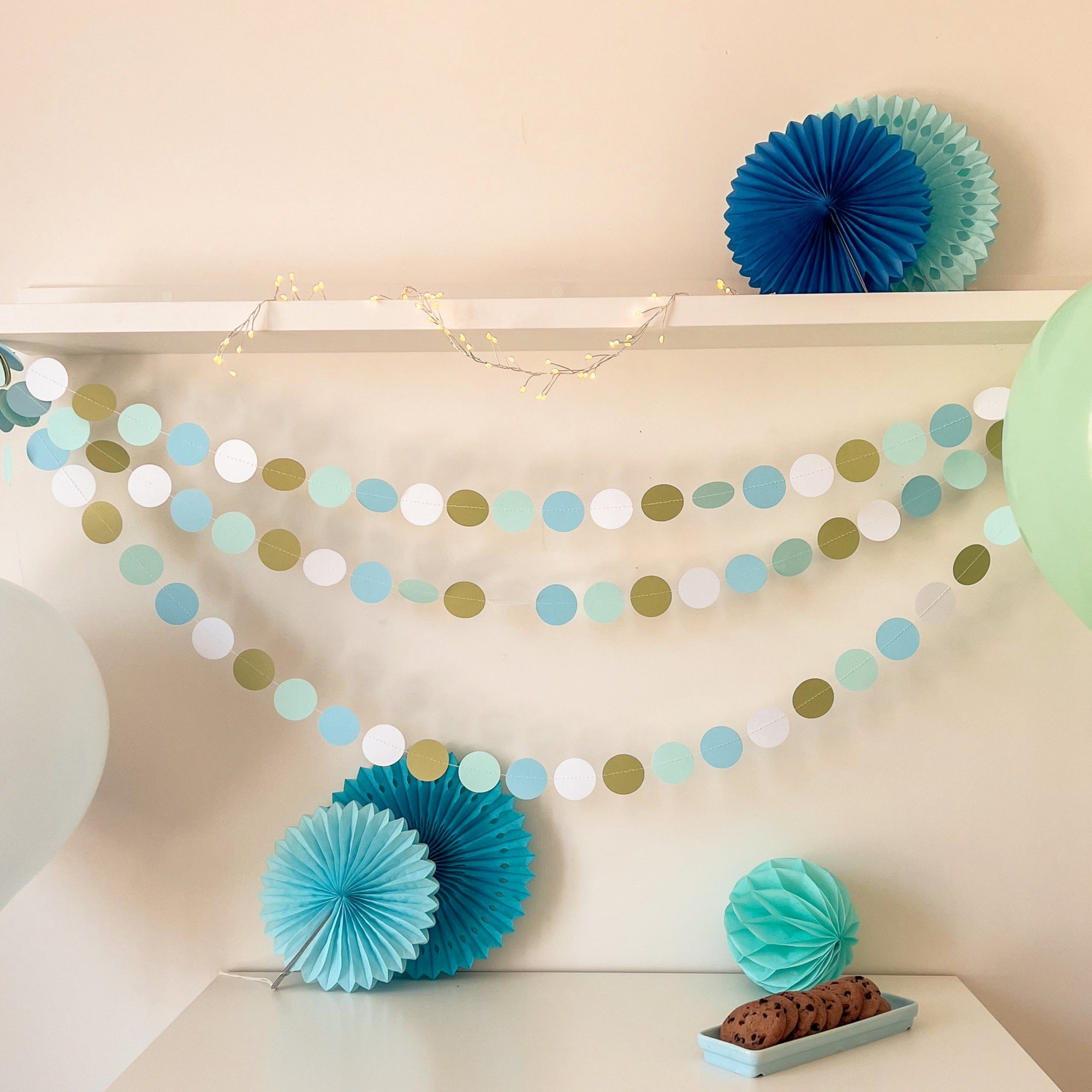 Turtle Circle Garland Under the Sea and Beach Party Decor