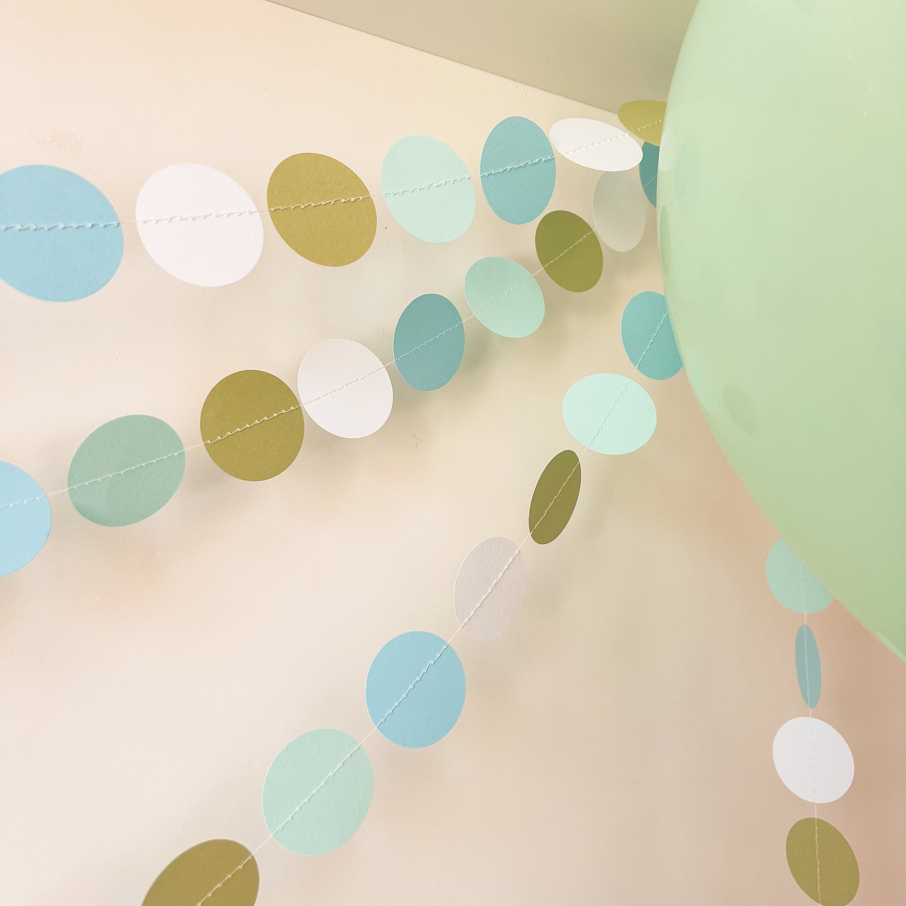 Turtle Circle Garland Under the Sea and Beach Party Decor