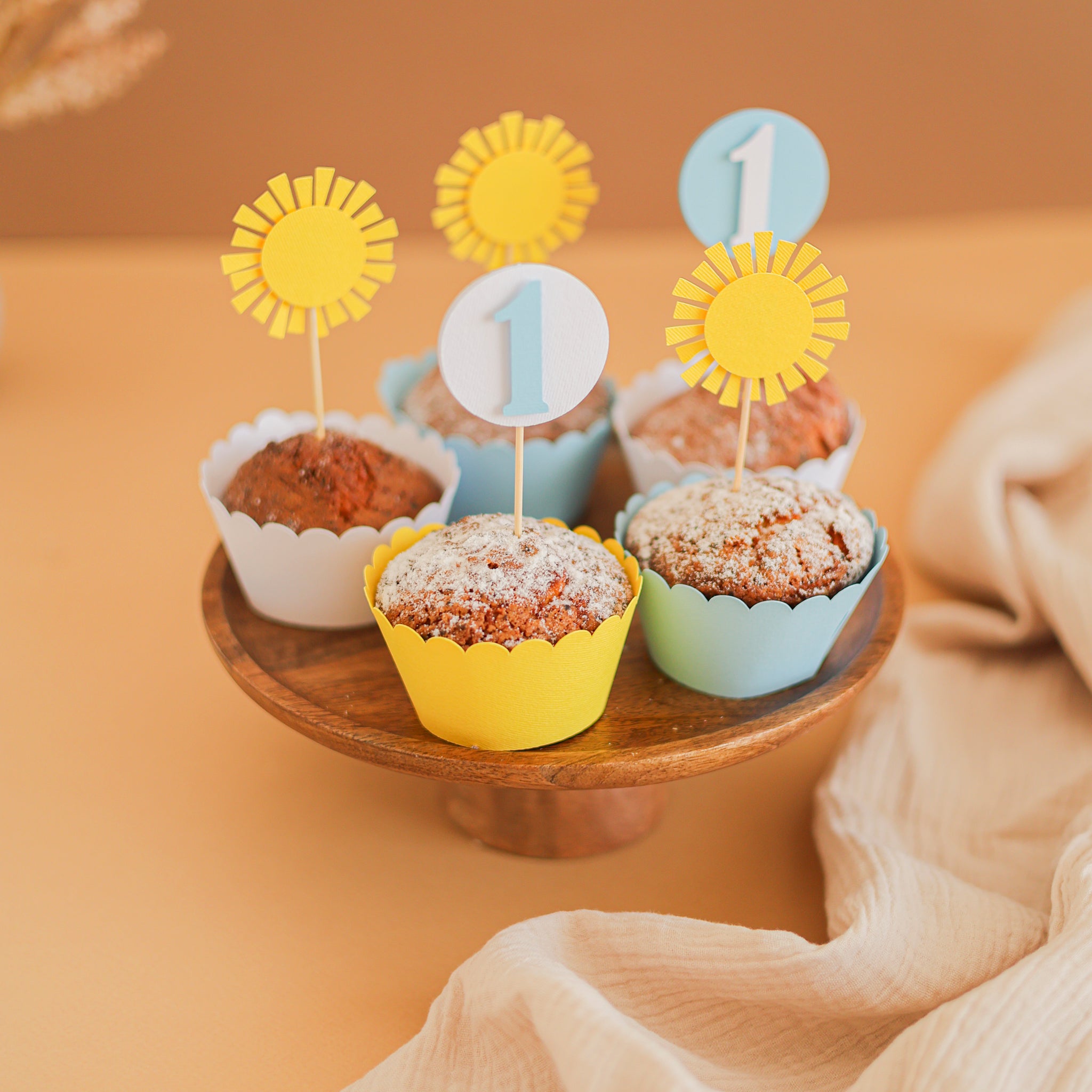 Sun Cupcake Toppers, You Are My Sunshine, Heres Comes the Son