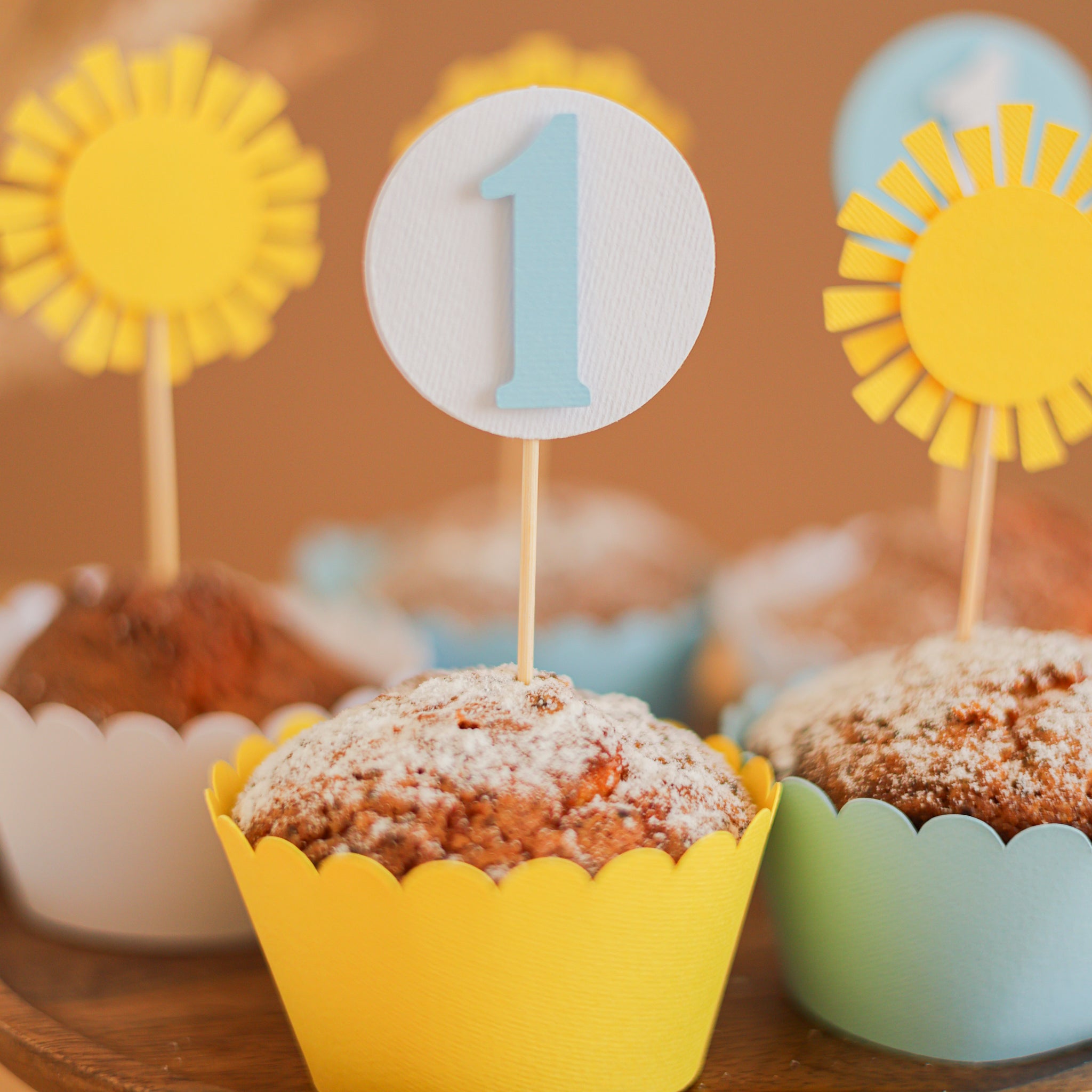 Sun Cupcake Toppers, You Are My Sunshine, Heres Comes the Son