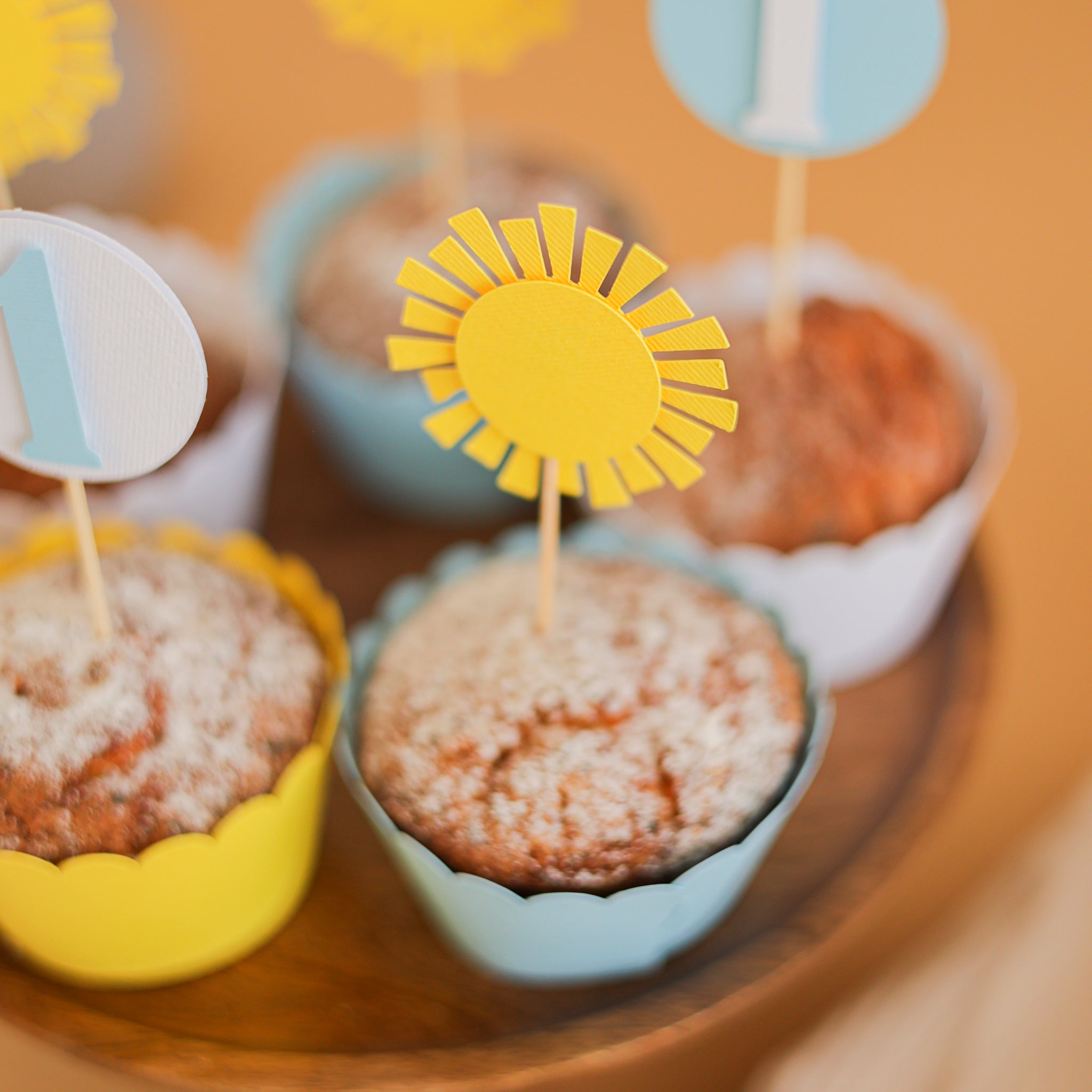Sun Cupcake Toppers, You Are My Sunshine, Heres Comes the Son