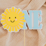Sun Cake Topper, You are my Sonshine Birthday, Sunshine Custom Name Topper